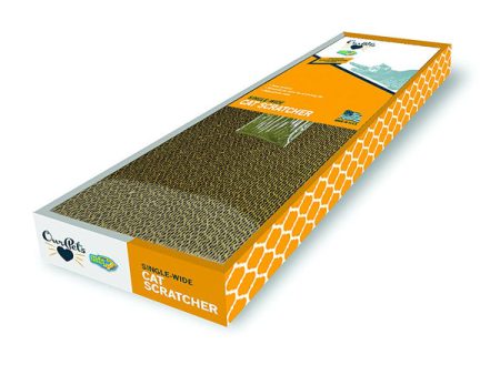 OUR PETS - Straight and Narrow Single Wide Cat Scratcher - 1 Scratcher Online now