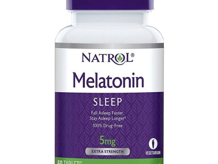 NATROL - Melatonin 5 mg - 60 Tablets For Sale