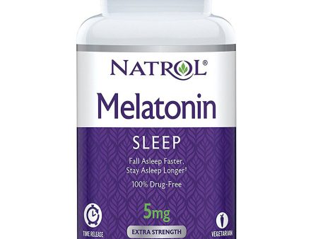 NATROL - Melatonin 5 mg Time Release - 100 Tablets on Sale