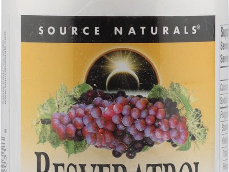 SOURCE NATURALS - Resveratrol (40 mg) - 120 Tablets Online now