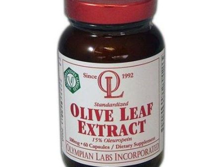 OL - Olive Leaf Extract 500 mg - 60 Capsules Online Hot Sale