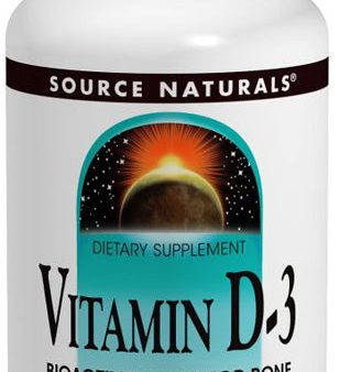 SOURCE NATURALS - Vitamin D-3 5000 IU - 100 Softgels Hot on Sale