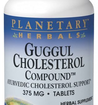 PLANETARY HERBALS - Guggul Cholesterol Compound 375 mg - 90 Tablets For Discount