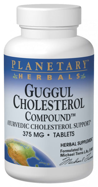 PLANETARY HERBALS - Guggul Cholesterol Compound 375 mg - 90 Tablets For Discount