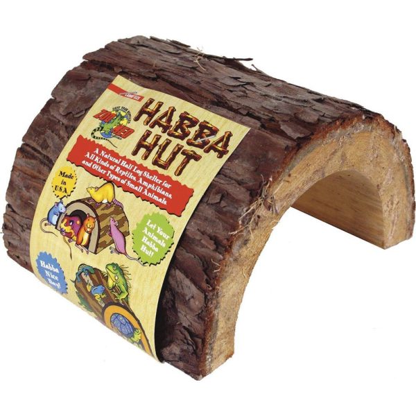 ZOO MED - Habba Hut Log 3 Large - 7  Long x 6  Diameter For Sale