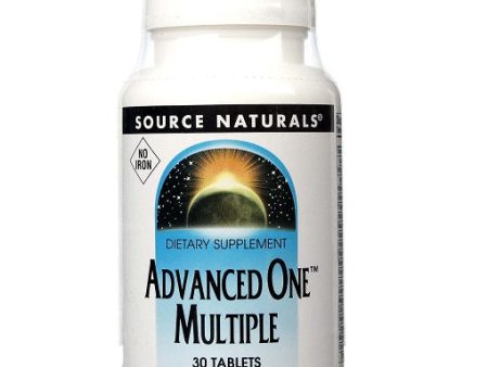 SOURCE NATURALS - Advanced One Multiple No Iron - 30 Tablets Discount