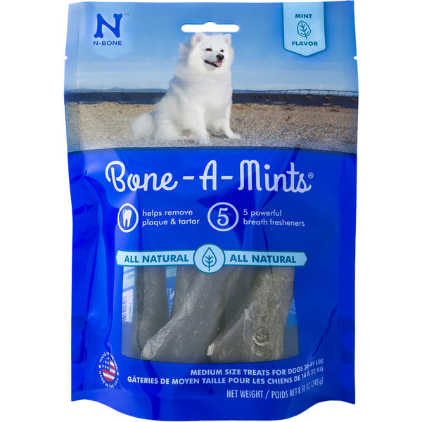 N-BONE - Bone-A-Mints Breath Freshening - 6 Medium Dental Bones Sale