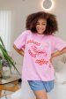 Mamma Needs Coffee Tee in Sherbet Fashion