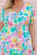 Bonnie Linen Blend Dress in Pastel Leopard by Kasey Rainbow Discount