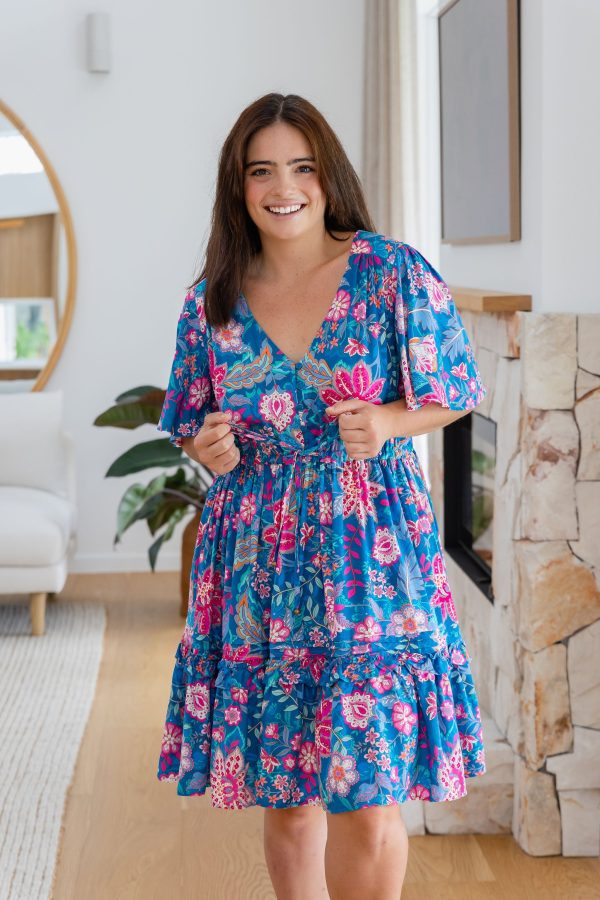 Lisa Dress in Paisley Floral Sale