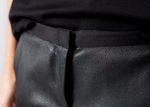 Leather Panel Trouser in Black Online