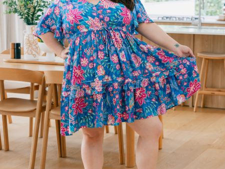 Lisa Dress in Paisley Floral Sale