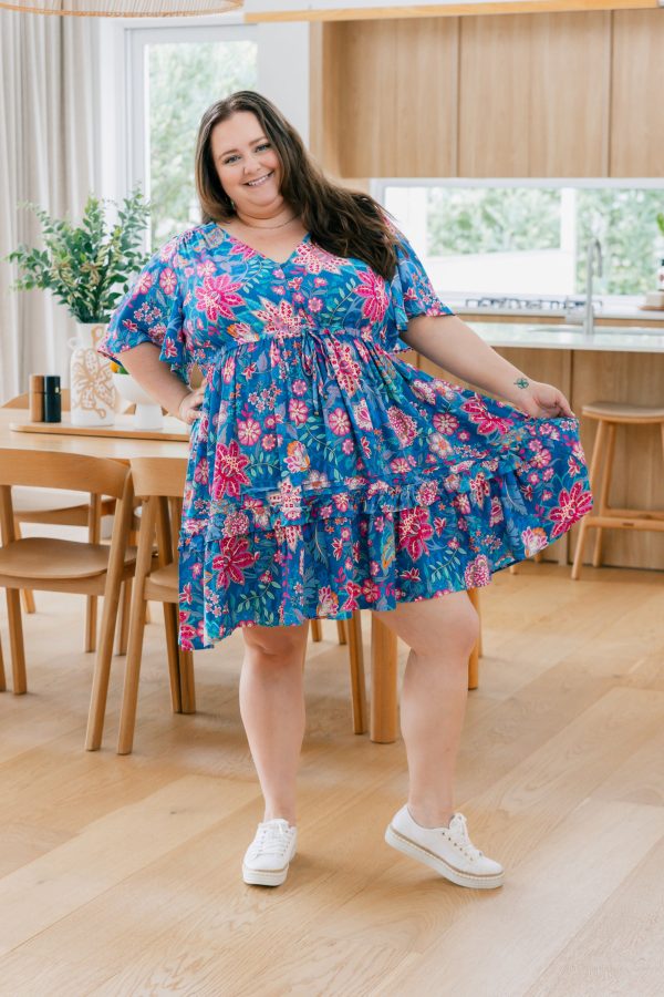 Lisa Dress in Paisley Floral Sale