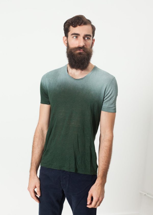 Overprint T-Shirt in Green Fashion