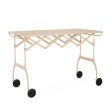 Battista Folding Trolley Table Discount