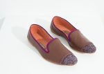 Bizi Cap Toe Loafer in Rose Aubergine Online