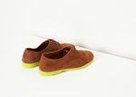 Suede Oxford in Natural Lime Online Hot Sale