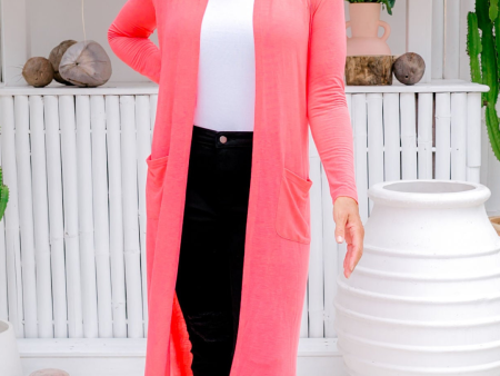 Jane Cardigan in Peach Discount