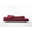 Largo 3-Seater Chaise with Right Side Ottoman Sale