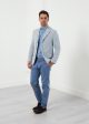 Seersucker Five Button Blazer Online