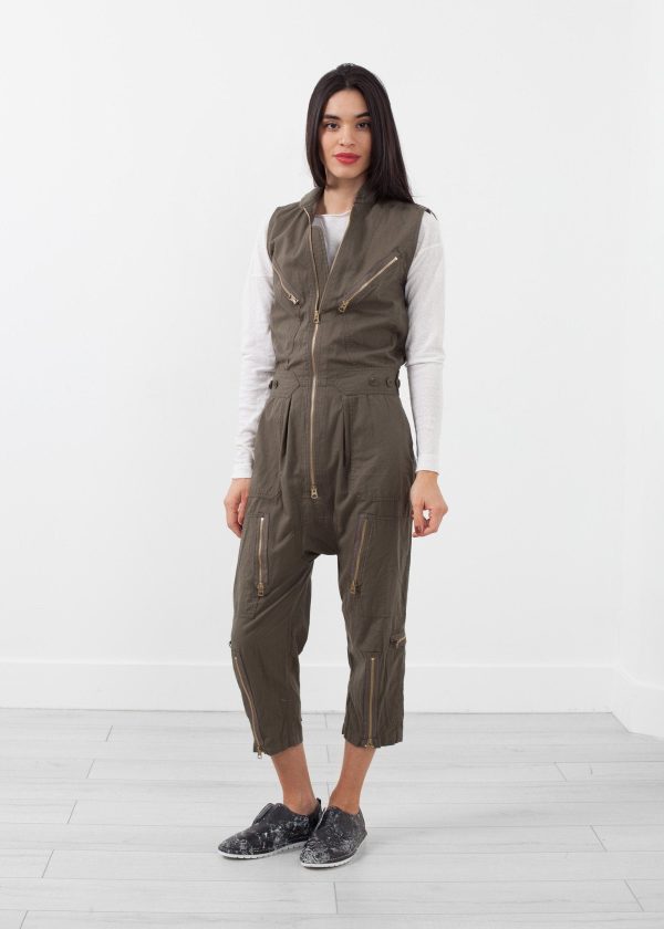 Sleeveless Harem Flightsuit For Cheap