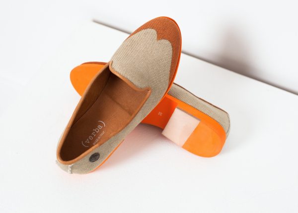 Wingtip Loafer in Orange Online