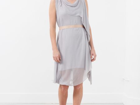 Chiffon Draped Dress Online Hot Sale