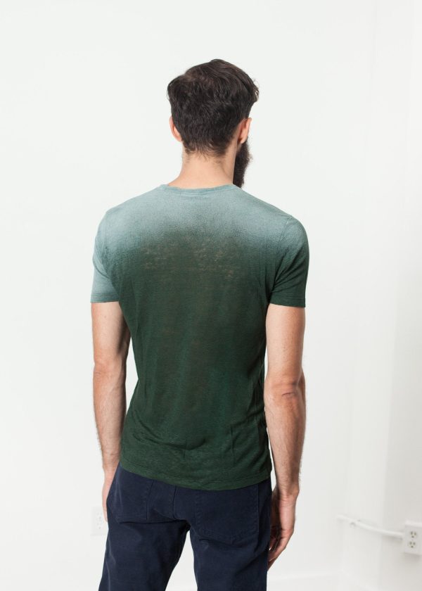 Overprint T-Shirt in Green Fashion