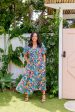 Lucinda Maxi Dress in Garden Party by Kasey Rainbow Hot on Sale