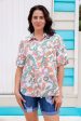 Samara Linen Blend Shirt in Shay Paisley For Cheap