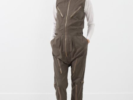 Sleeveless Harem Flightsuit For Cheap