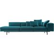 Largo 3-Seater Chaise with Right Side Ottoman Sale