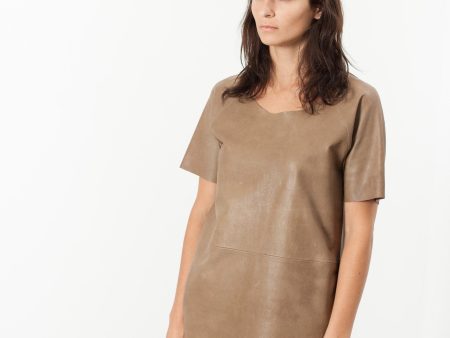 Leather Front Tunic Online