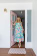 Eva Linen Blend Maxi Dress in Pastel Leopard by Kasey Rainbow For Cheap