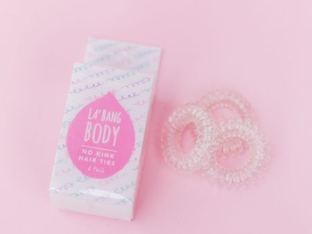 No Kink Hair Ties by Labang Body in White For Discount