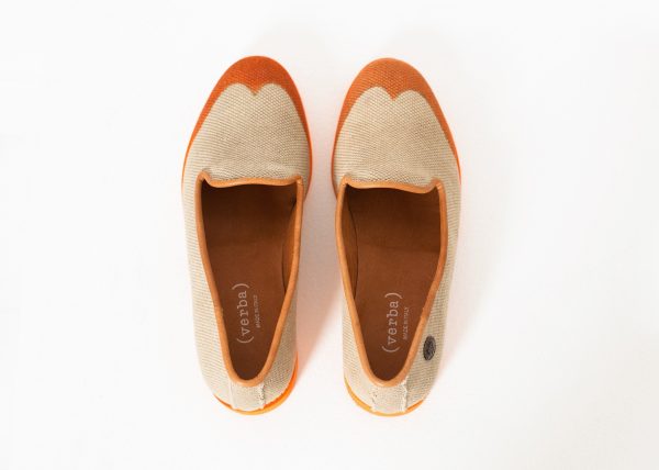 Wingtip Loafer in Orange Online