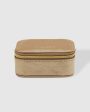 Suzie Jewellery Box in Metallic Champagne by Louenhide Online