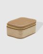 Suzie Jewellery Box in Metallic Champagne by Louenhide Online