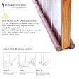 Door Seal, Twin Draught Guard   brown   Up to 42 Inch Discount