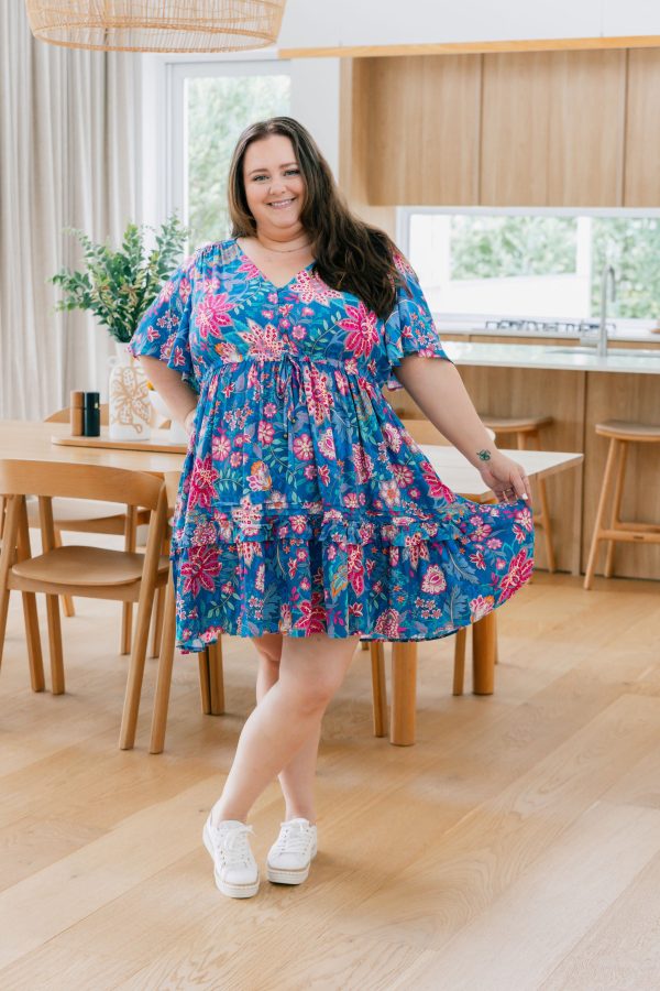 Lisa Dress in Paisley Floral Sale