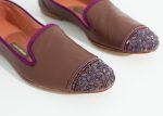 Bizi Cap Toe Loafer in Rose Aubergine Online