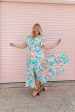 Bonnie Linen Blend Dress in Pastel Leopard by Kasey Rainbow Discount