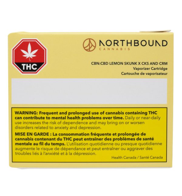 CBN: CBD Lemon Skunk x CKS & CRM 510 Vape Cartridge Hot on Sale