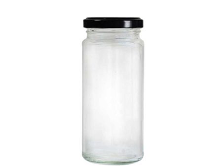 250ml Bamboo Glass Jar with 53mm Lug Cap Sale