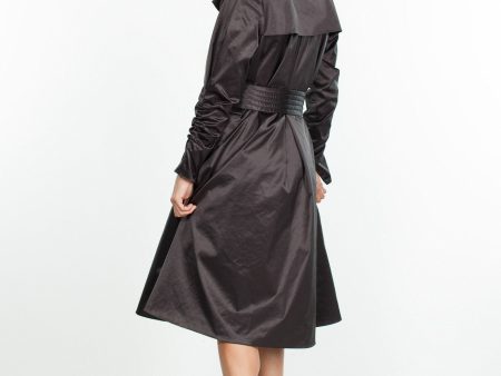 Trench Coat in Black Cheap