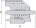 INSIZE Welding Gauge   Gage 4838-1 Sale