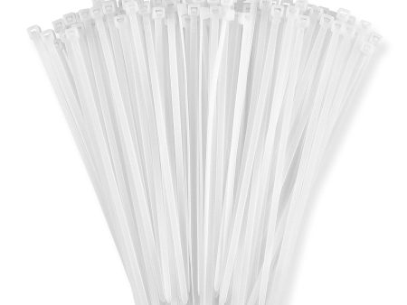 Nylon Self Locking Cable Ties   Zip Ties (White) 150mm - 6 Inch Fashion