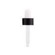 White Rubber Glass Dropper for 18mm neck size bottle Online Sale