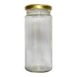 250ml Bamboo Glass Jar with 53mm Lug Cap Sale