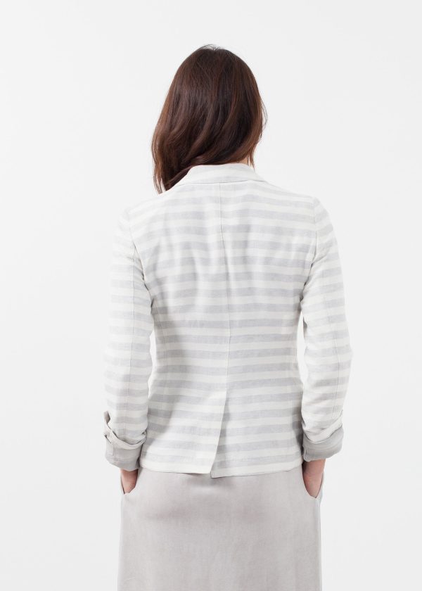 Lavanda Stripe Blazer Discount